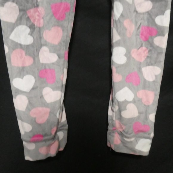 URBAN HERITAGE | medium | Microfleece Heart Print Pants | Stretchy Waistband - Picture 7 of 16